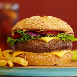Ət cheeseburger